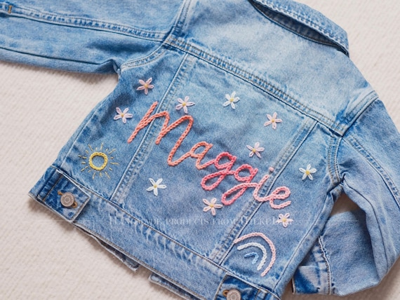 Personalized Denim Jacket for Babies and Toddlers – Custom