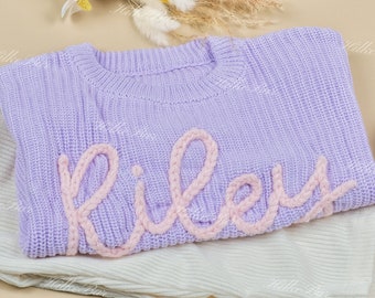 Cherished Custom Baby Sweaters: Personalize Their Name with Exquisite Embroidery