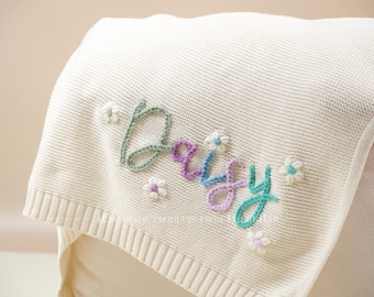 Custom Handcrafted Name Blanket – A Cozy and Stylish Gift for Baby Showers and Newborns