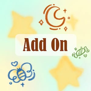 カスタムパターンとカラフルな名前のアドオン