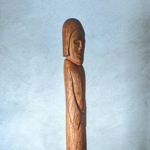  Penis Peace Pipe 12 long dong wood statue DARK BROWN