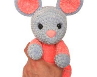 Crochet Mouse Doll Pattern, Amigurumi Plush Mice (English PDF)