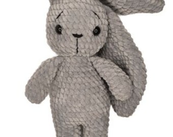 Crochet Bunny Pattern, Amigurumi Plushie, Easy English PDF (Digital Download)