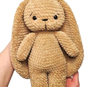 Patrón de conejito de ganchillo - Tutorial de amigurumi de conejo en PDF