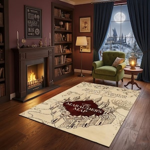 Marauder's map rug - Etsy 日本