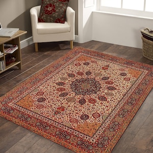 Persian Rug, Oriental Rug, Orientalist Rug, Light Colored Rug,Multicolored Rug, Artistic Rug, Luxury Decor for Room, Modern Carpet, Cool Rug
