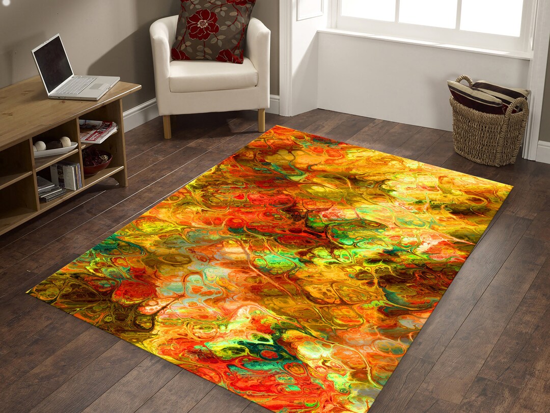 Portrait Rug, Portrait Carpet, Colorful Rug, Moon Rug,multiple Color ...