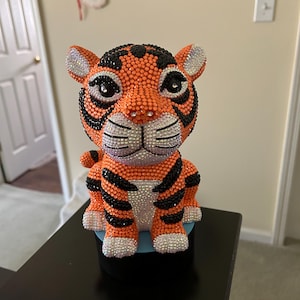 Rhinestone Tiger Bank