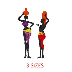 African women embroidery design.