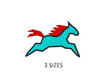 Native American Horse Embroidery Design (Digital File)