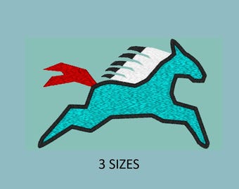 Native American Horse Embroidery Design (Digital File)