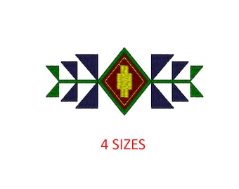 Native embroidery design. Digital file.