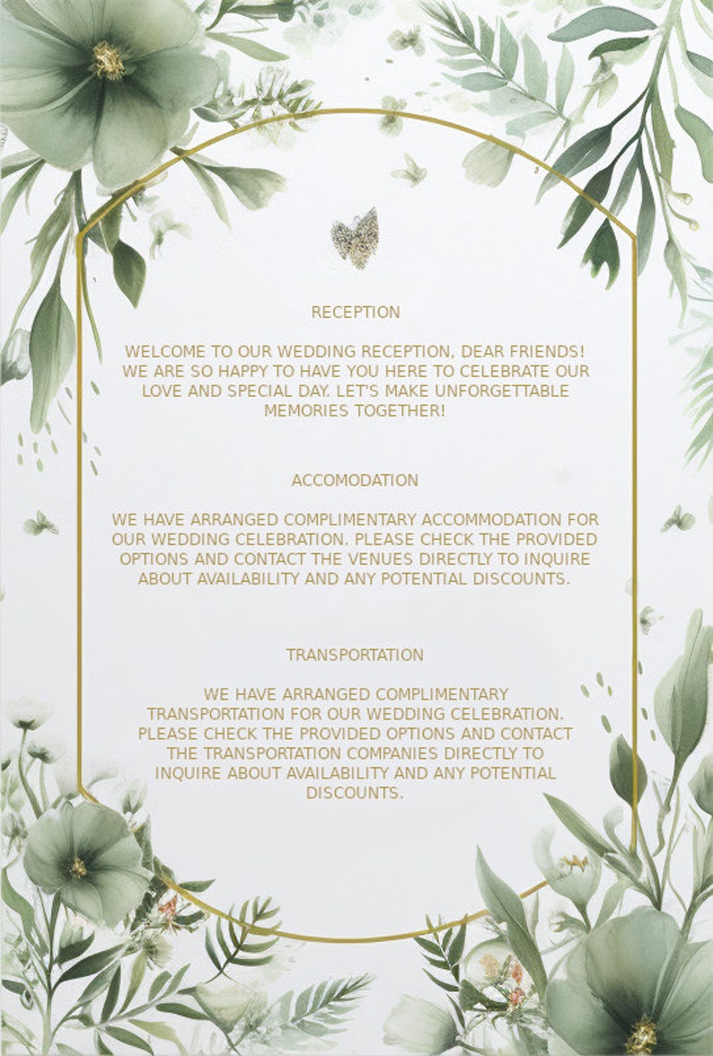 Wedding Invitation Template,editable Invite Template,invitation Card ...