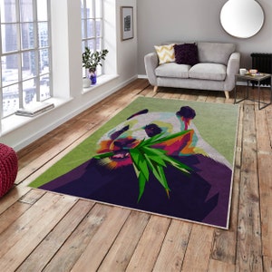 Cute panda Decoration, Panda Rug, Kids-room Decoration