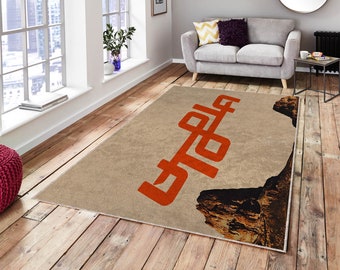 Utopia Album Rug, Utopia Merch Rug, Music Rug for Travis Fans