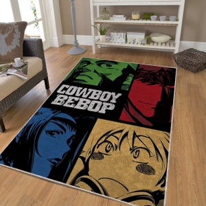 Colorful Anime Manga Decortaion Rug, Dope Anime Gift, Super Anime Decoration