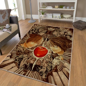 L und Kira Anime Teppich, Coole Anime Dekoration, das beste Geschenk für Anime Fans