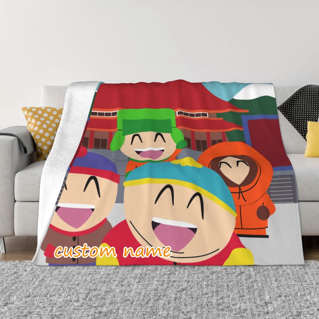 Custom Name South Park Blanket Personalized Flannel Throw Etsy