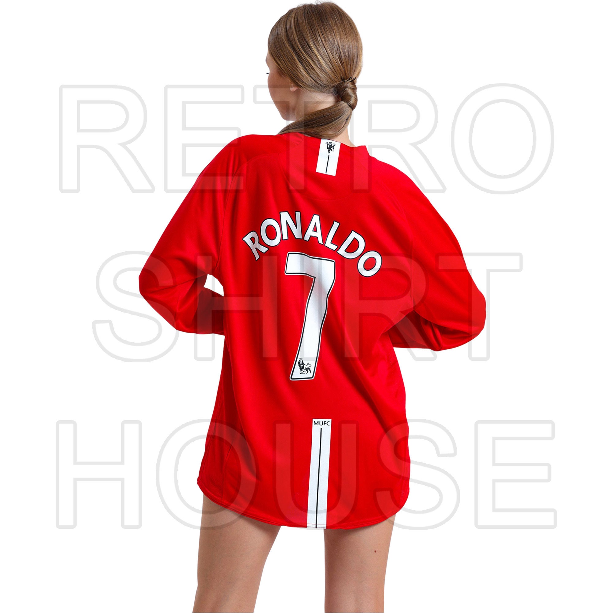 Manchester United Cristiano Ronaldo 2007 Black Long Sleeve Retro