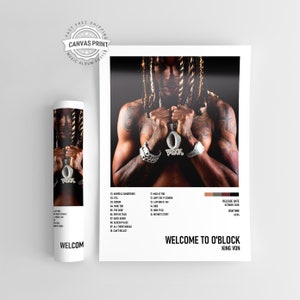 King Poster Von Welcome To O Block Music Album Poster Poster