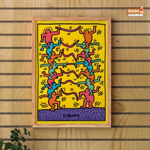 Keith Haring Poster,Emporium Capwell,Urban Poster,Home Wall Decor,Retro Poster,Keith Haring,Modern Art,Abstract Print,Art Objects,Gift İdeas