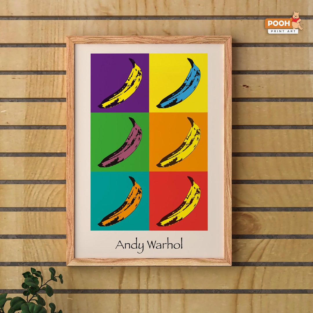 Colorful Andy Warhol,fruit Banana Art,velvet Underground Cover Art ...