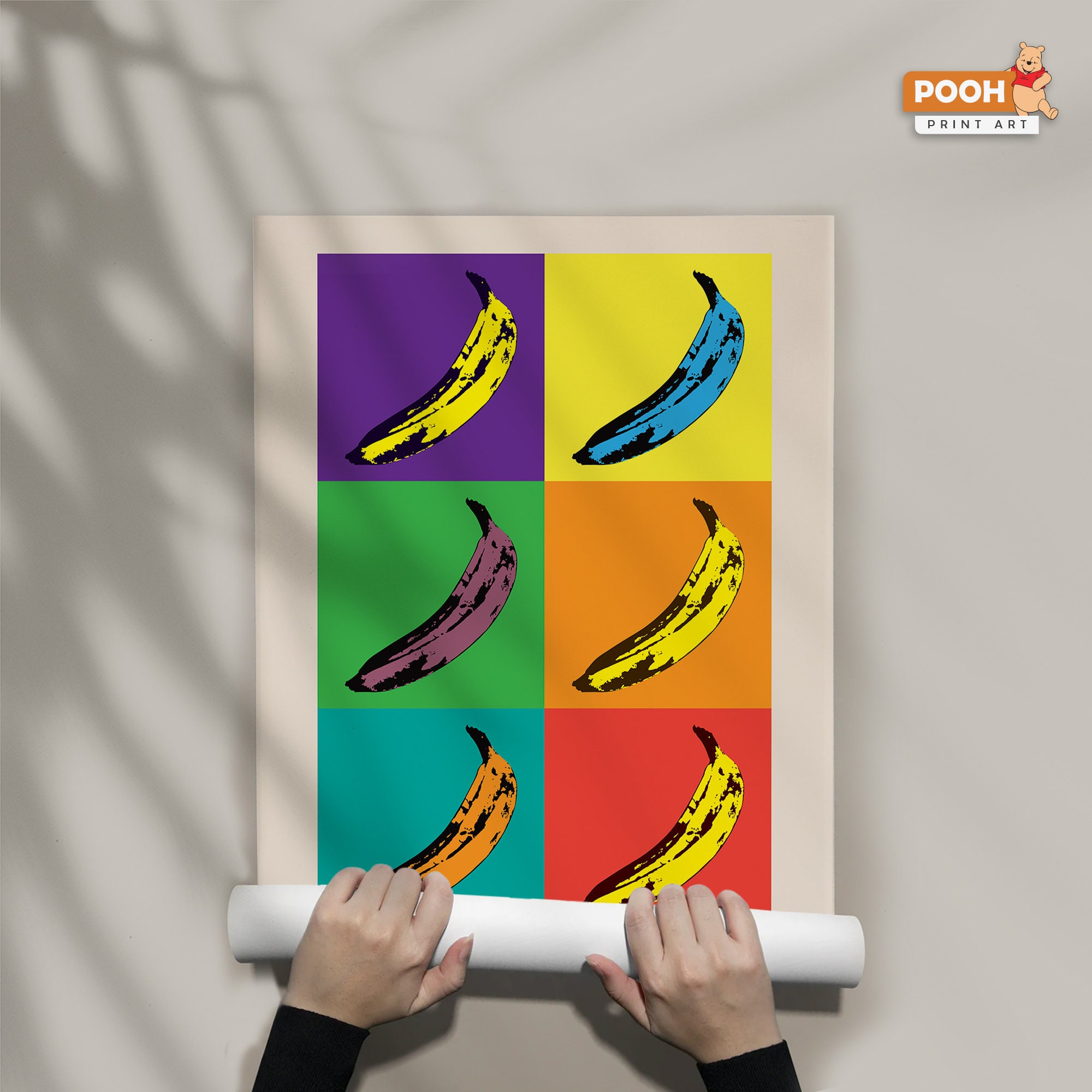 Colorful Andy Warhol,fruit Banana Art,velvet Underground Cover Art ...
