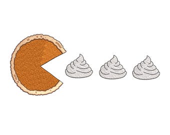 Pumpkin Pies Embroidery Design, Pumpkin Pie Embroidery Machine,Thanksgiving,Thanksgiving Embroidery