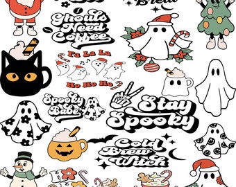 Spooky SVG Stay Spooky Svg Skeleton Hand Svg Halloween svg Ghoost Svg Spooky Season Svg Retro Halloween svg Instant Download