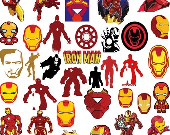 Iron Man Mega Bundle Svg, Iron Man png, Iron Man clipart, Iron Man svg for cricut, Digital Files, Instant Download