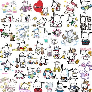 Kawaii Character Collection svg png pdf bundle, - cricut cut files, silhouette and sublimation,Hello Svg,  Kitty Svg, Melody, Cute