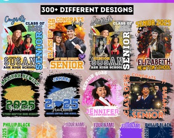 Senior Shirt With Picture Png | Graduation Senior Shirt | Custom Picture Png | Class Of 2025 | Personalozed Senior Shirt Template