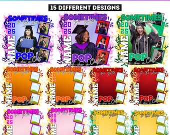 Sometimes You Gotta Graduate Canva Editable Template, Graduation Insert Photos Pop Out Shirt, Graduation Senior 2025 Editable Canva Designs