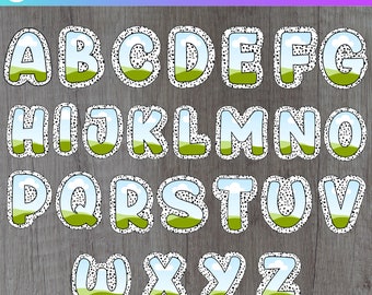 Canva Editable Alphabets,  Letters Canva Template, Canva Frames, A-Z Birthday Template, Photo Collage Editable File, Alphabet Storyboard