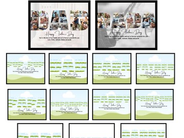 Dadflix Canva Editable Template, Happy Father’s Day Template, Dadflix Movie Photo Collage, Gift For Grandpa, Father's Day Gift,Best Dad Ever