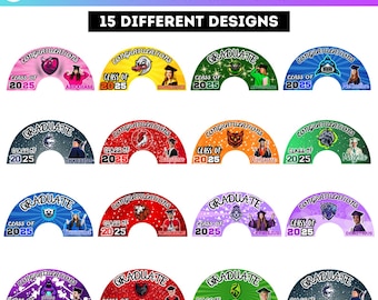 Graduation Clack Fan Canva Editable Template, 2025 Clack Fan Templates, Grad 2025 Clack Hand Fan, Grad Clack Fan Sublimation Canva Designs