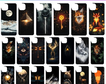 650+ Phone Case Template Designs PNG Bundle, Sublimation Template for iPhone Cases, 3D Cute Lion & More iPhone Case Template Bundle