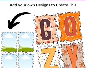 Doodle Border Canva Frames, Trendy Editable Doodle Border Canva Design Template, Hand Drawn Border Canva Frame Rectangle Doodle Border Frame