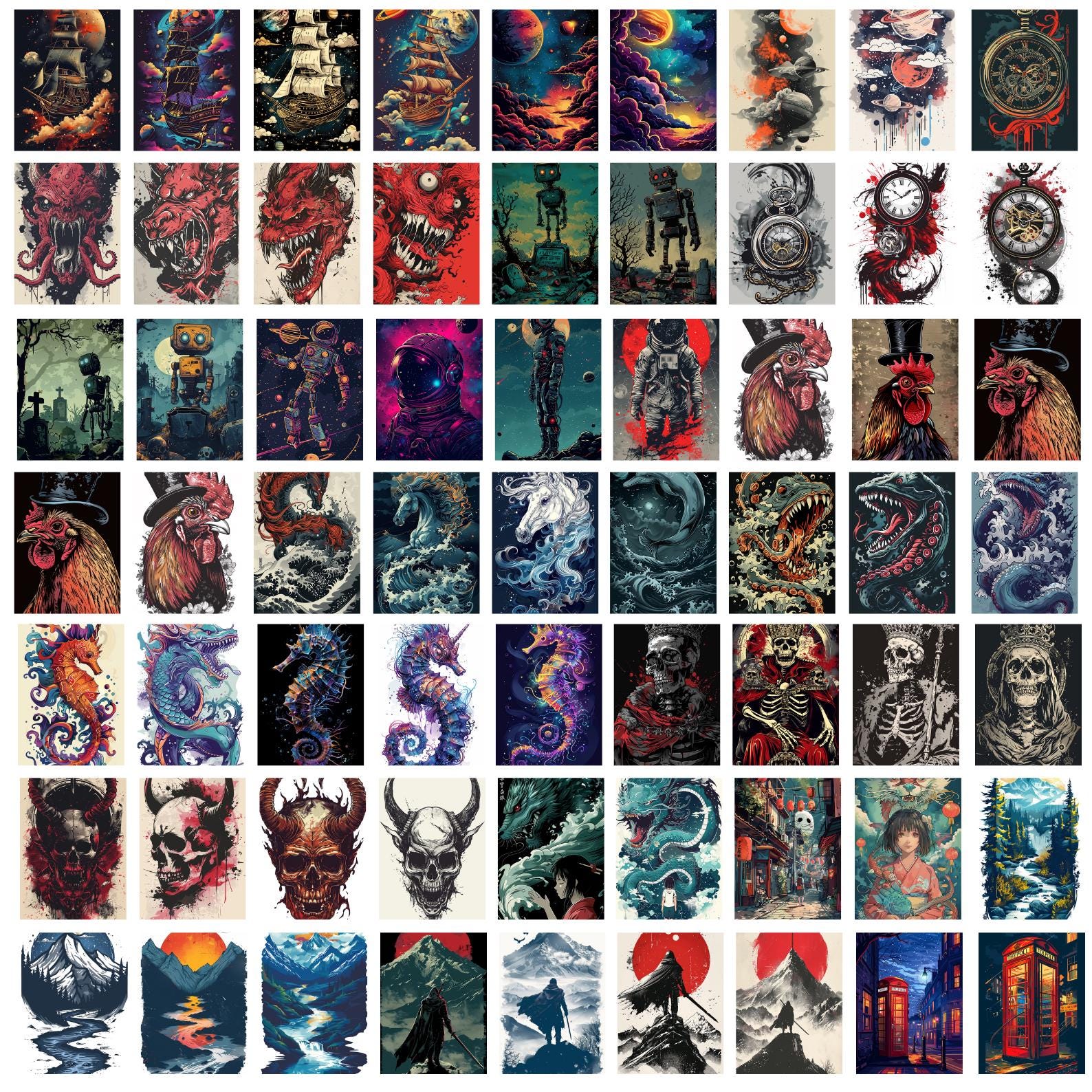 Phone Case Template 500+ Designs PNG Bundle, Sublimation Template for ...