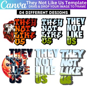 21 They not Like Us Canva Editable Design, Drag and Drop Your Design, They Not Like Us Canva Frame Template, Trending Canva Frame