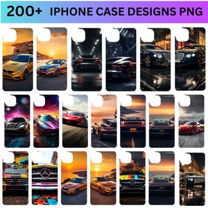 200+ Phone Case Template Designs PNG Bundle, Sublimationsvorlage für iPhone-Hüllen, iPhone Case Template Bundle, Smartphone Case Template