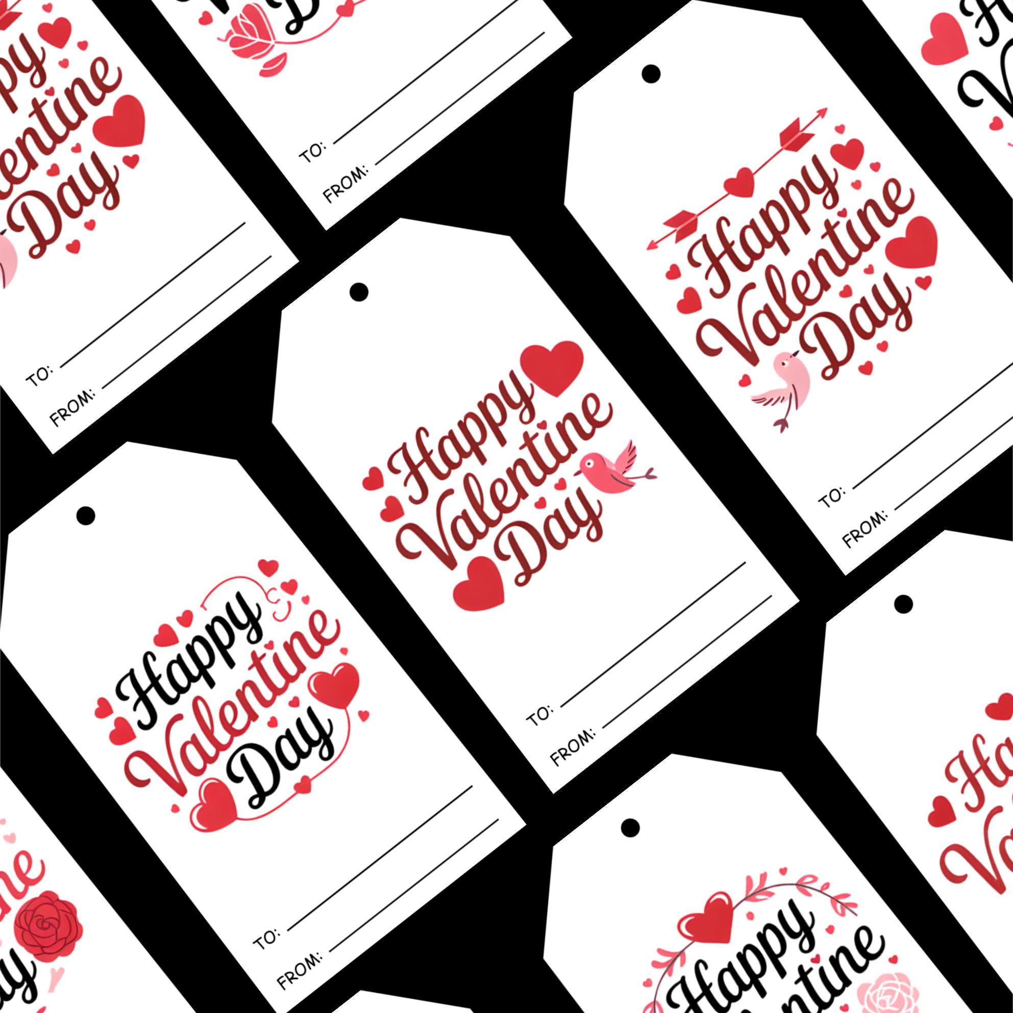 10editable Valentine’s Day Gift Tags, Valentine Tags for School ...
