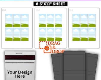 Matchbook Template, Matchbox Label Canva Editable Frame, Blank Matchbox Party Favors, Printable Label Template, DIY Matchbook Template