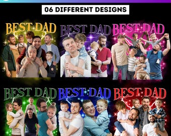 Modello Canva modificabile per la maglietta "Miglior papà", design di magliette bootleg per papà, maglietta rap bootleg per la festa del papà, maglietta regalo personalizzata anni '90, modello Canva