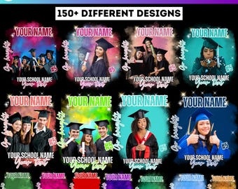 2025 Graduation tshirt Grad Bootleg Canva Template Bundle, Graduation t shirt bundle, Canva Grad tshirt template, Class of 2025 Graduation