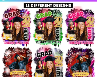 2026 Graduation Bootleg Canva Template, Graduation t shirt Editable Bundle, Canva Grad tshirt template, Class of 2026 Graduation T Shirt 