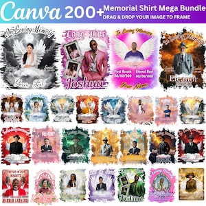 In Loving Memory Design Canva Editable T Shirt, long live Memorial Canva Designs, Funeral Background, Heavens Stairway, Funeral Celebration