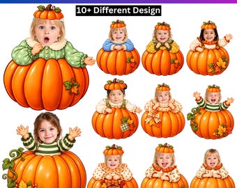 10+ Pumpkin Kids Add Face Printable, Fall Classroom Craft, Pumpkin Designs, Preschool Activity, Kindergarten Halloween Art