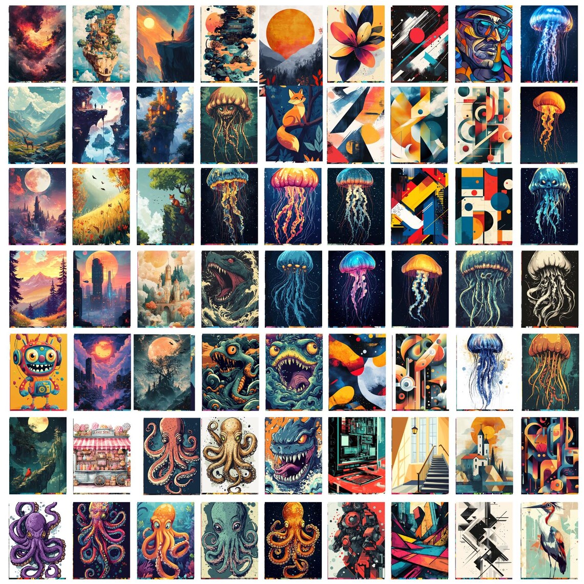 9500+ Phone Case Template Designs PNG Mega Bundle, Sublimation Template