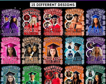 Sometimes You Gotta Graduate Canva Editable Template, Graduation Insert Photos Canva Designs, Graduation Senior 2025 Editable Canva Designs